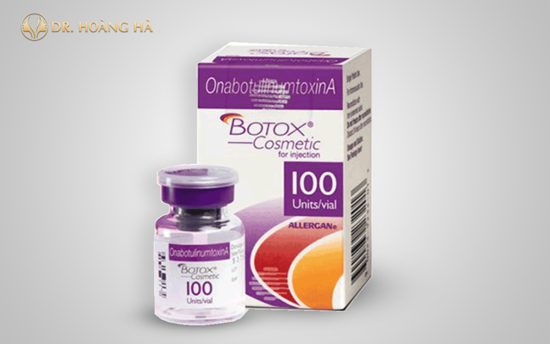 Botox sử dụng tiêm hạ gò má