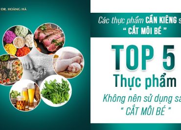 Cắt môi bé kiêng ăn gì? Top 5 thực phẩm không nên sử dụng