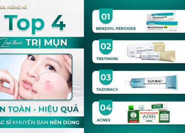 Top 4 loại thuốc trị mụn AN TOÀN HIỆU QUẢ bác sĩ khuyên bạn nên dùng